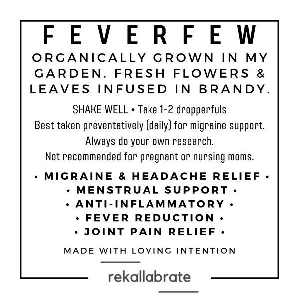 Feverfew Tincture
