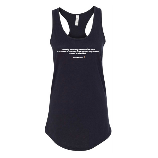 ALBERT CAMUS QUOTE women's tank top