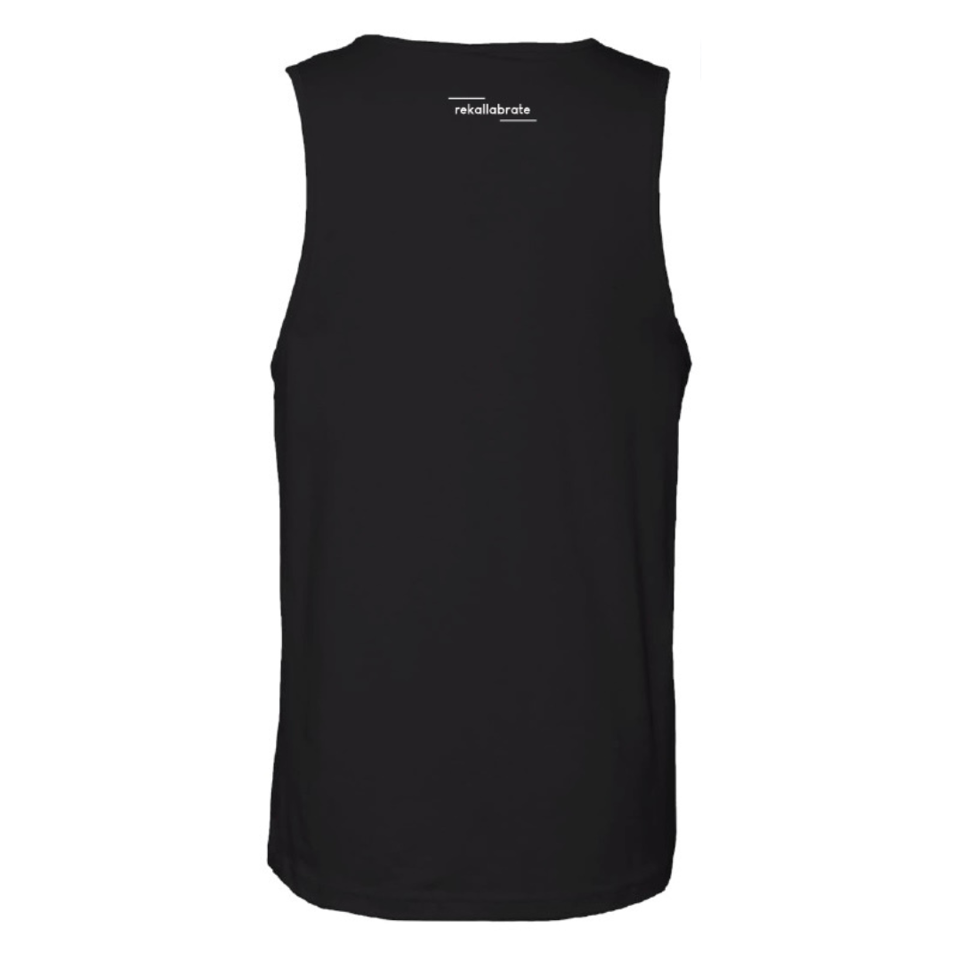 COVID IS THE FLU REBRANDED unisex tank top