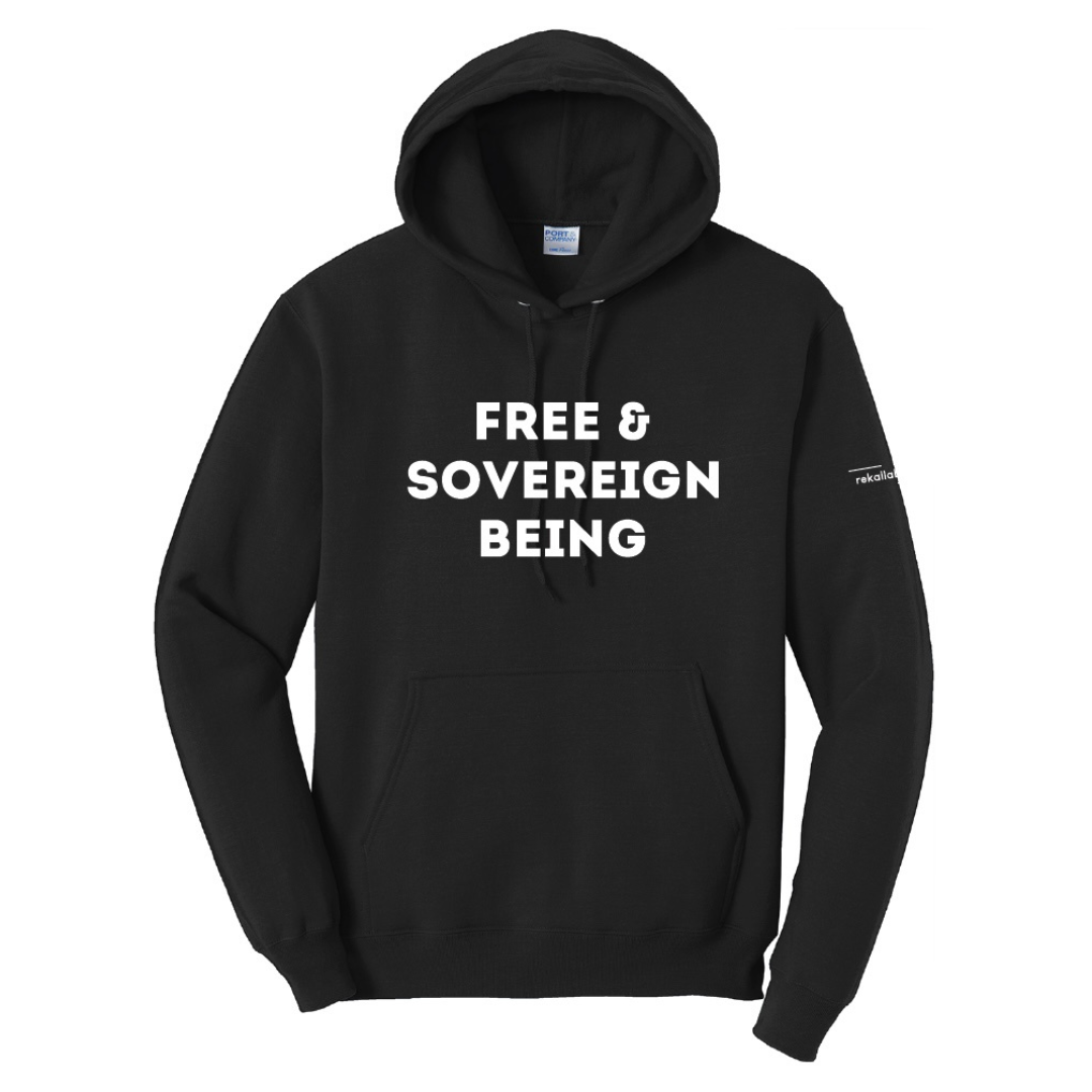 FREE & SOVEREIGN BEING hoodie