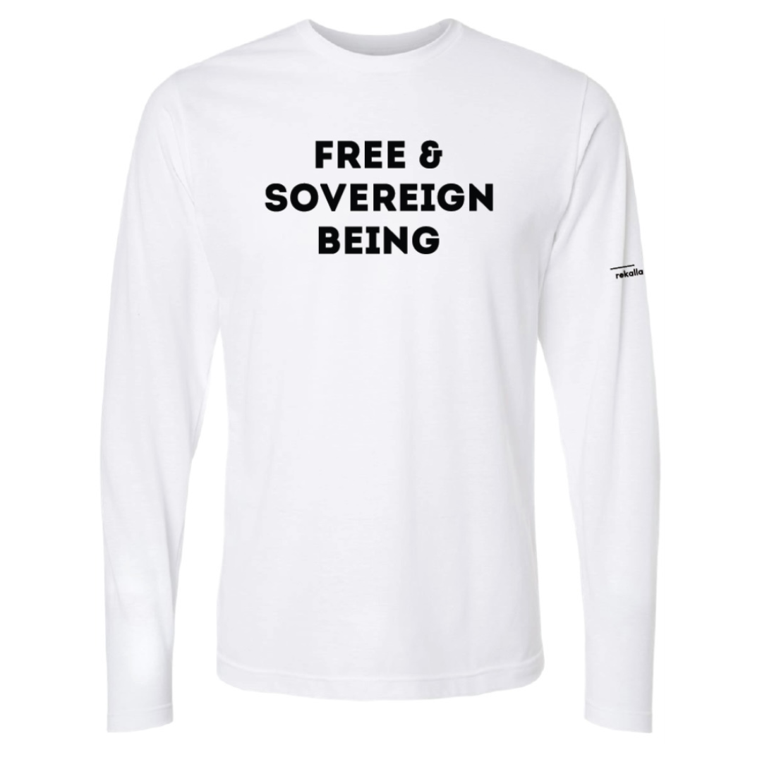 FREE & SOVEREIGN BEING long sleeve shirt