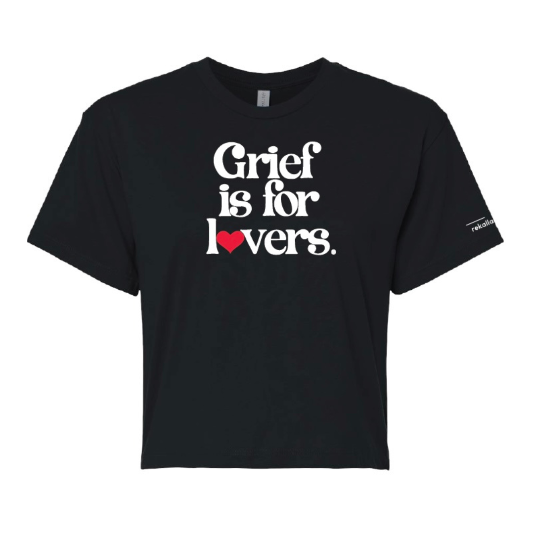 GRIEF IS FOR LOVERS crop tee