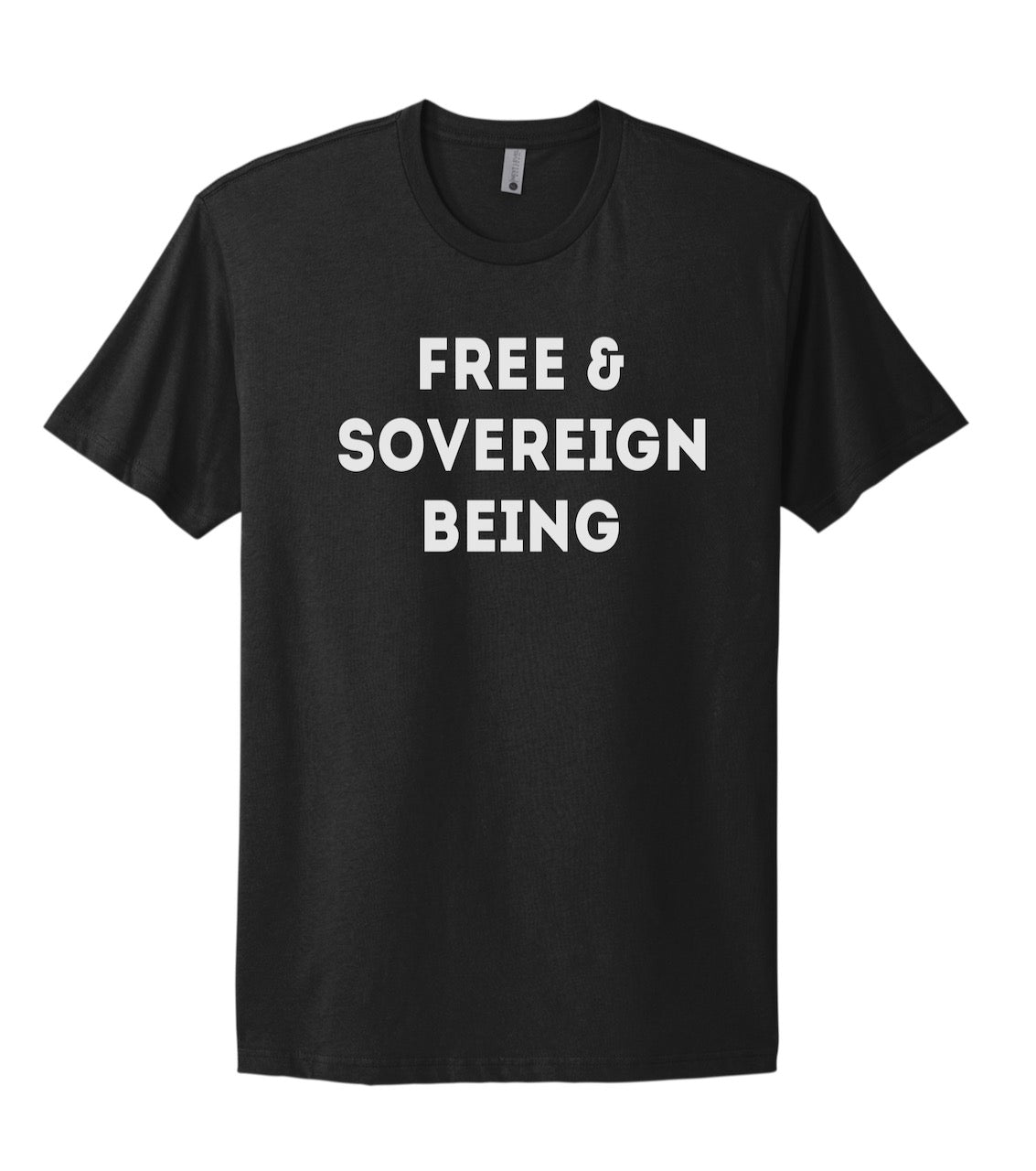 FREE & SOVEREIGN BEING t-shirt